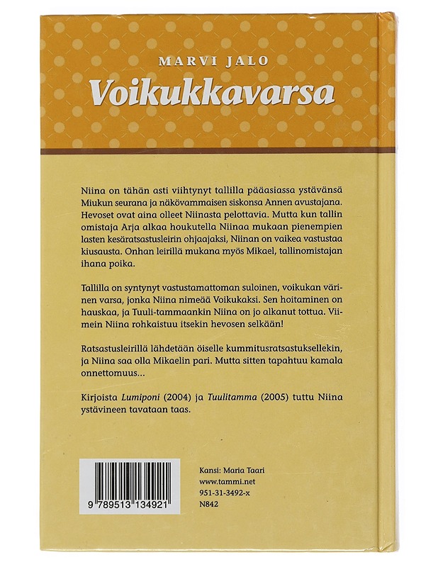 Voikukkavarsa - Marvi Jalo - Nuorten kirjat - 10105508565 - 1