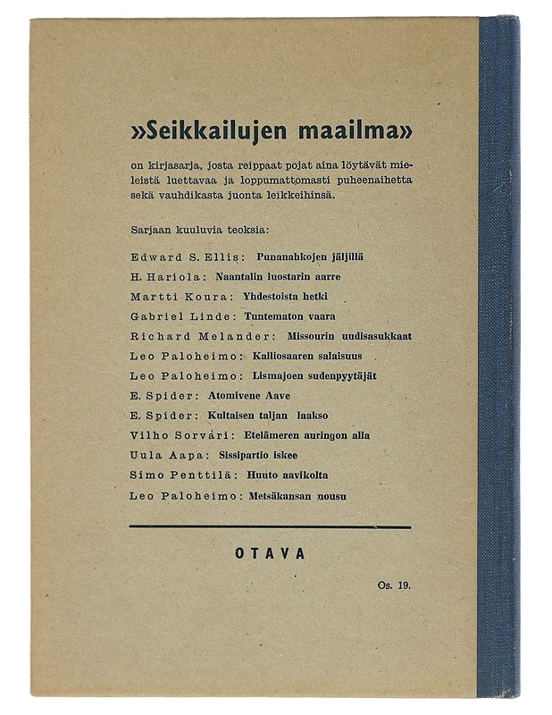 Mustien maanosa : koulumaantiedon lukukirja 1, Afrikka - Paasio, Ilmari - Tietokirjat ja oppaat - 10105508573 - 1