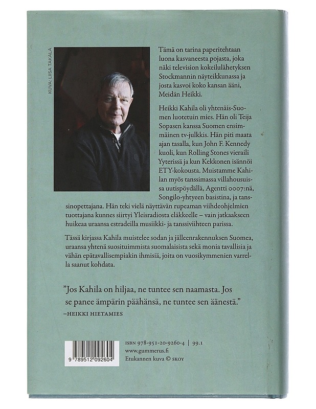 Ääneen elettyä - Heikki Kahila - Elämäkerrat ja muistelmat - 10105508586 - 1