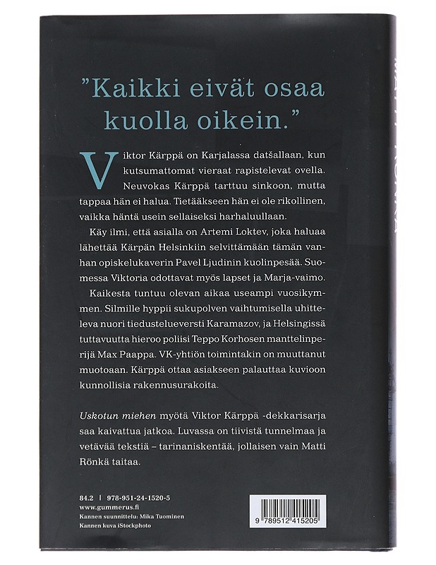 Uskottu mies - Matti Rönkä - Jännitys ja dekkarit - 10105508597 - 1