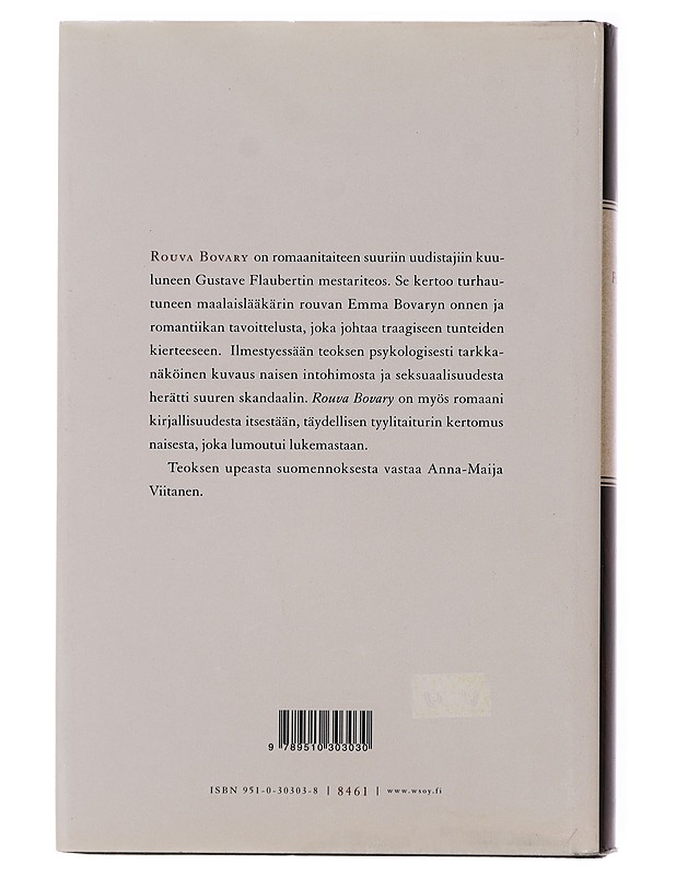 Rouva Bovary - Flaubert, Gustave - Romaanit ja novellit - 10105508614 - 1