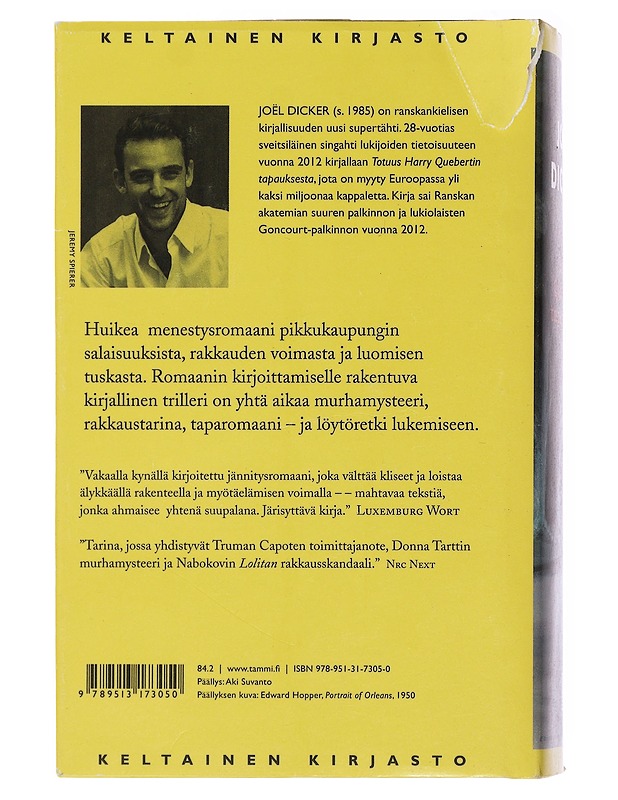 Totuus Harry Quebertin tapauksesta - Dicker, Joël - Romaanit ja novellit - 10105508688 - 1