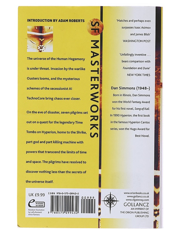 Hyperion- Dan Simmons - Jännitys ja dekkarit - 10105508698 - 1