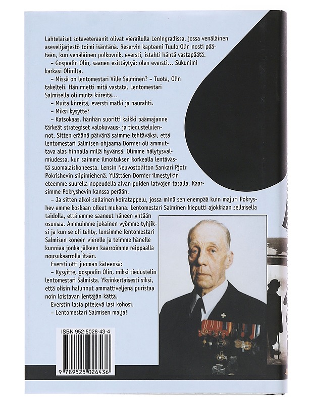 Sotalentäjä Ville Salminen - Porvali, Seppo - Elämäkerrat ja muistelmat - 10105508704 - 1