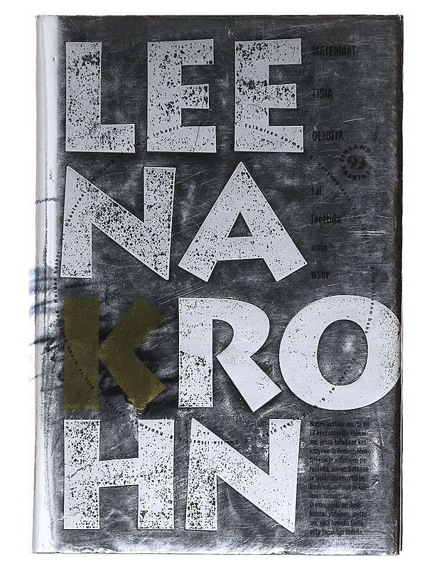 Matemaattisia olioita tai jaettuja unia - Leena Krohn - Romaanit ja novellit - 10105508709 - 0