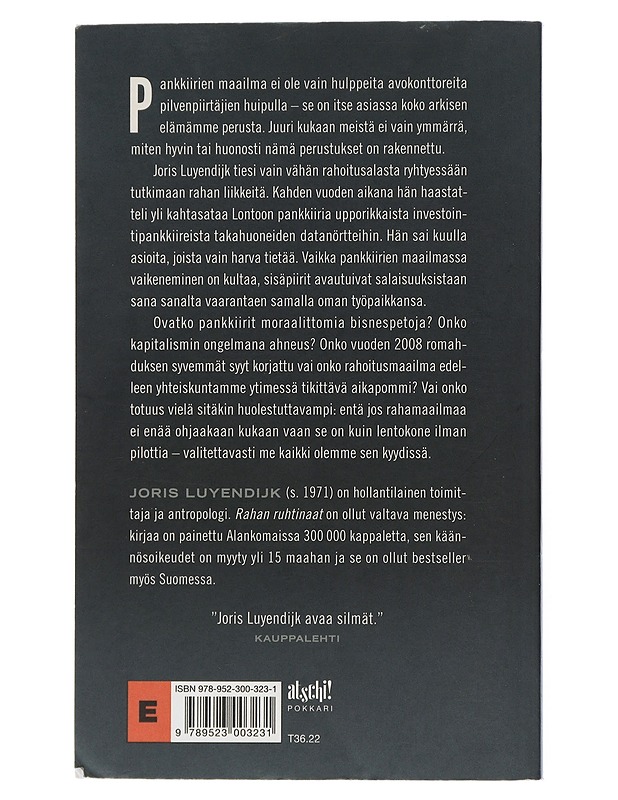 Rahan ruhtinaat : matka pankkiirien suljettuun maailmaan - Luyendijk, Joris - Tietokirjat ja oppaat - 10105508752 - 1