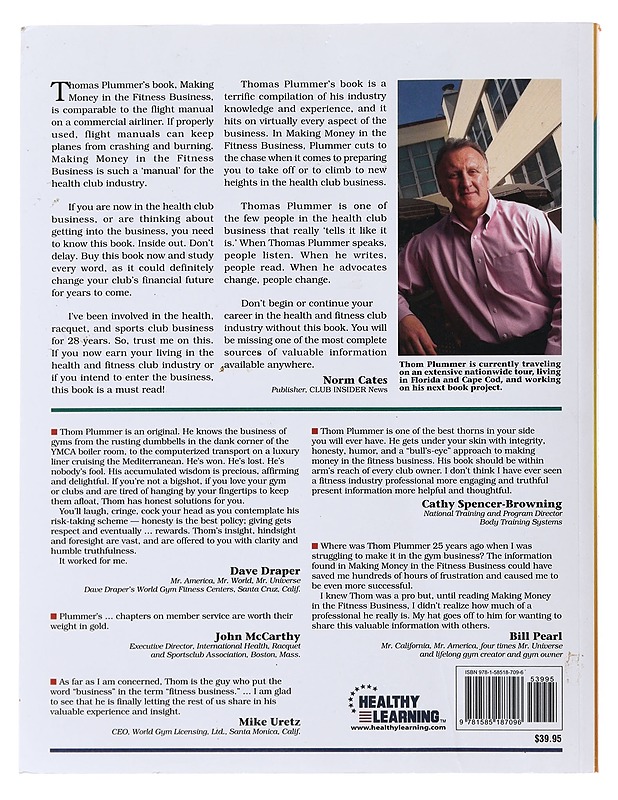 Making Money in the Fitness Business - Thomas Plummer - Tietokirjat ja oppaat - 10105508780 - 1