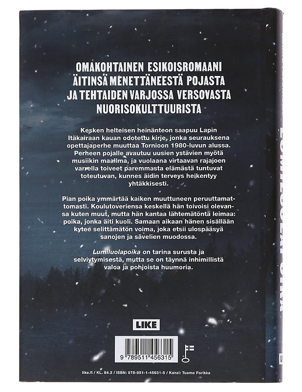 Lumiluolapoika - Hannu Paloniemi - Romaanit ja novellit - 10105508812 - 1