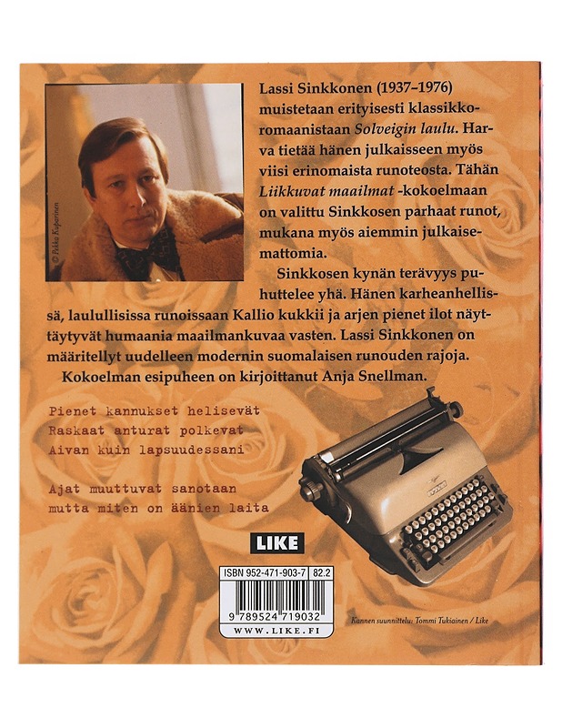 Liikkuvat maailmat - Sinkkonen, Lassi - Runot ja näytelmät - 10105508858 - 1