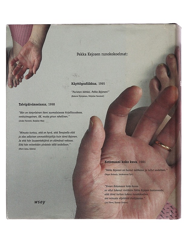 ELETYT : RUNOT 1965-2000 - PEKKA KEJONEN - Runot ja näytelmät - 10105508863 - 1
