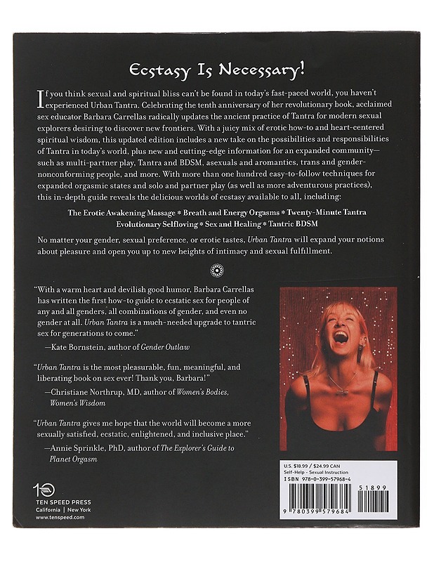 Urban tantra: sacred sex for the twenty-first century - Barbara Carrellas - Tietokirjat ja oppaat - 10105508871 - 1