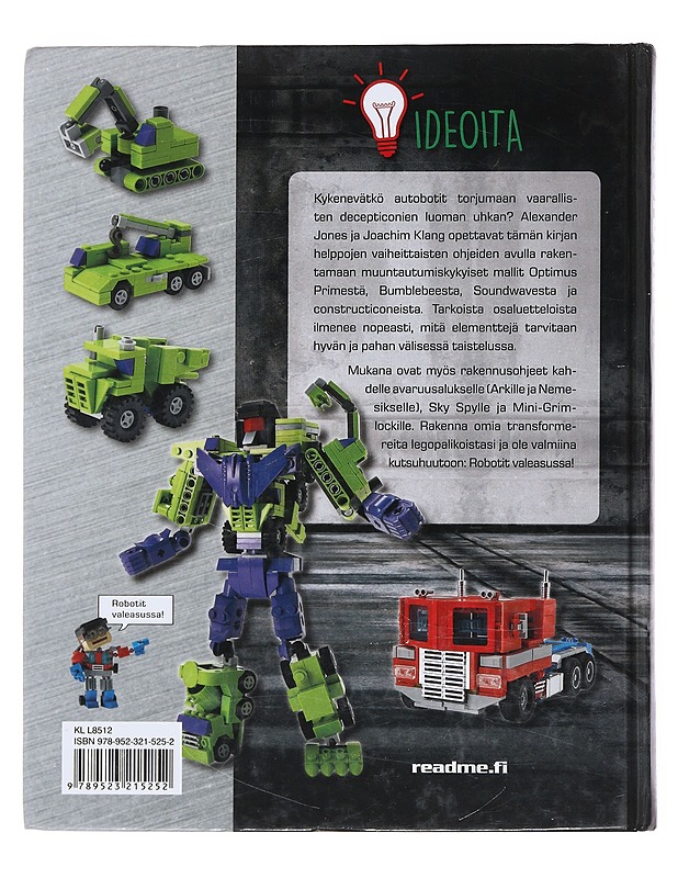 Transformer : lego® ideoita : jännittäviä Lego®-rakennusprojekteja - Jones, Alexander - Kirja lahjaksi - 10105508892 - 1