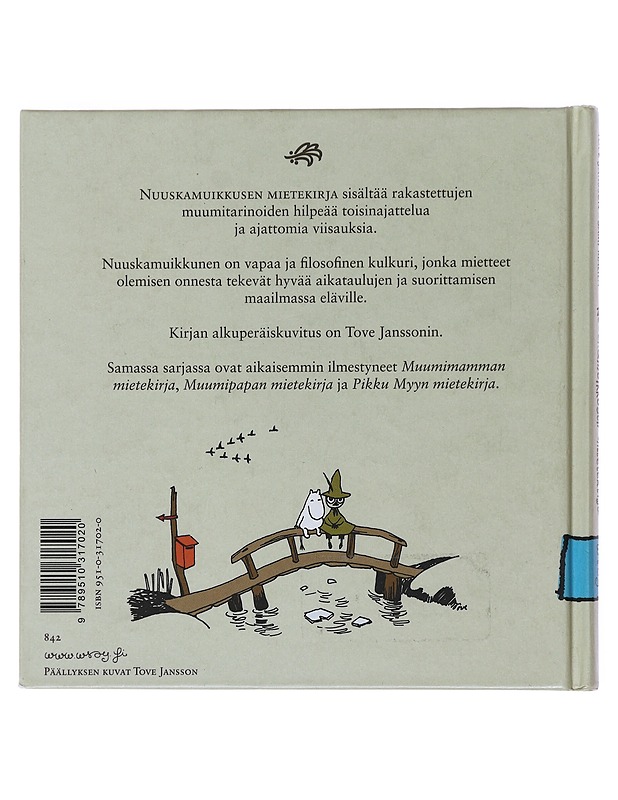 Nuuskamuikkusen mietekirja - Jansson, Tove - Lastenkirjat - 10105508900 - 1