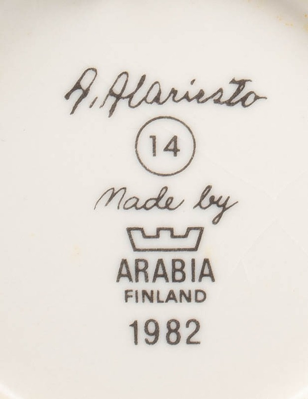 ARABIA Uuteen tulevaisuuteen 1982 seinälautanen - Designsuosikit - 10105508905 - 2