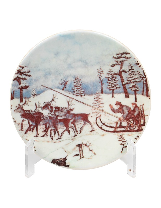 ARABIA Porovaljakolla erämaassa 1981 seinälautanen - Designsuosikit - 10105508913 - 0