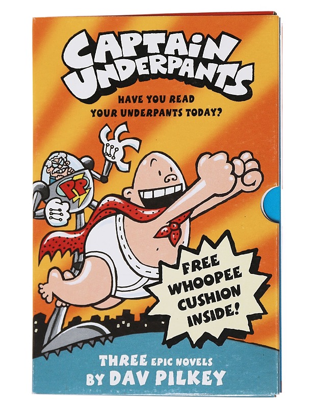 Captain Underpants -boksi - Pilkey, Dav - Lastenkirjat - 10105508916 - 0