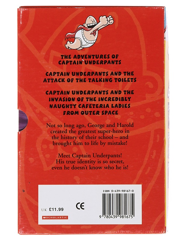 Captain Underpants -boksi - Pilkey, Dav - Lastenkirjat - 10105508916 - 1