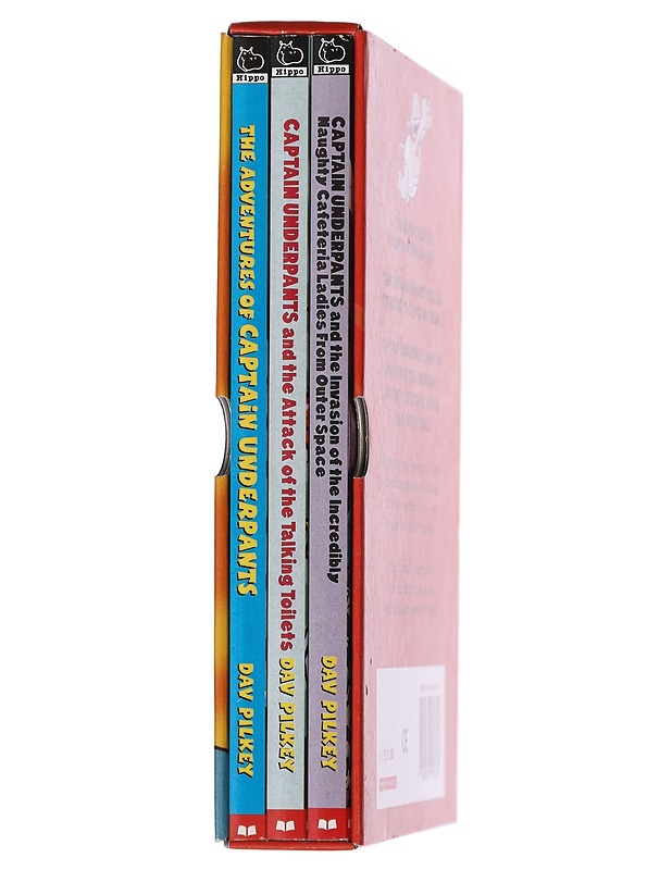 Captain Underpants -boksi - Pilkey, Dav - Lastenkirjat - 10105508916 - 2