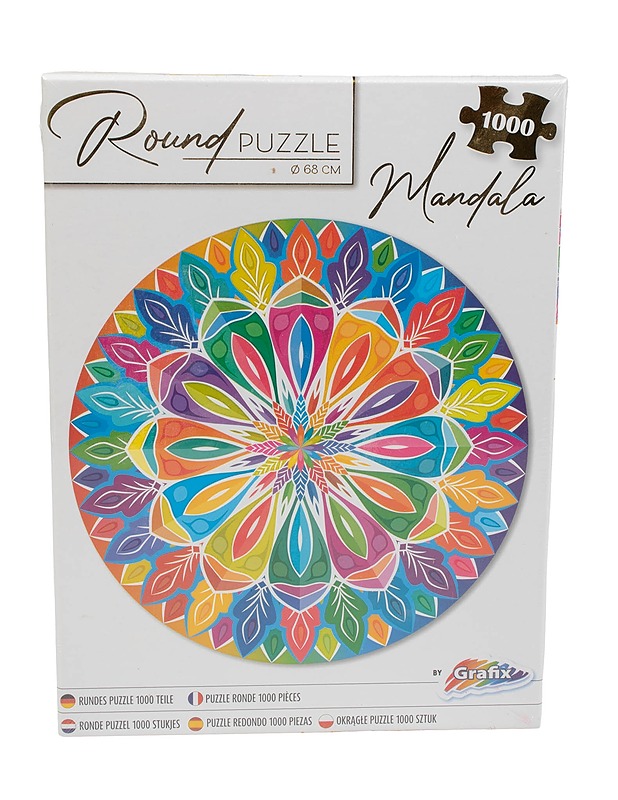 GRAFIX Round palapeli, 1000 palaa - Palapelit - 10105508943 - 0