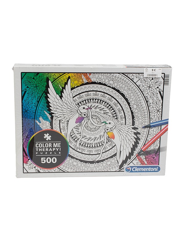 CLEMENTONI Colour Me Therapy palapeli, 500 palaa - Palapelit - 10105508951 - 0