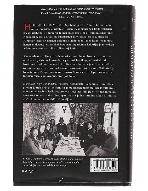 Himmlerin suuri suunnitelma : arjalaisen herrakansan etsintä - Pringle, Heather - Elämäkerrat ja muistelmat - 10105508960 - 1