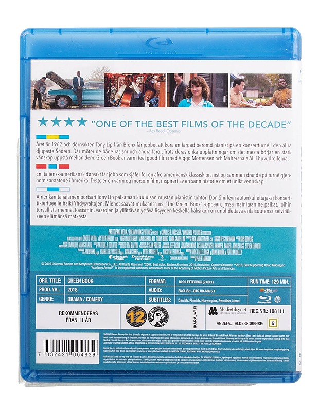 Green Book - Blu-ray - Blu-ray-levyt - 10105509012 - 1