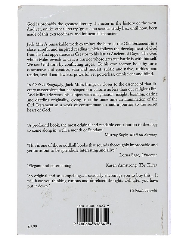 God : A Biography - Miles, Jack - Tietokirjat ja oppaat - 10105509014 - 1