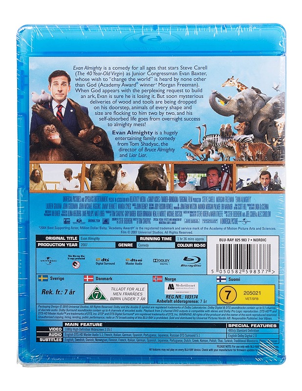 Evan Almighty - Blu-ray - Blu-ray-levyt - 10105509020 - 1