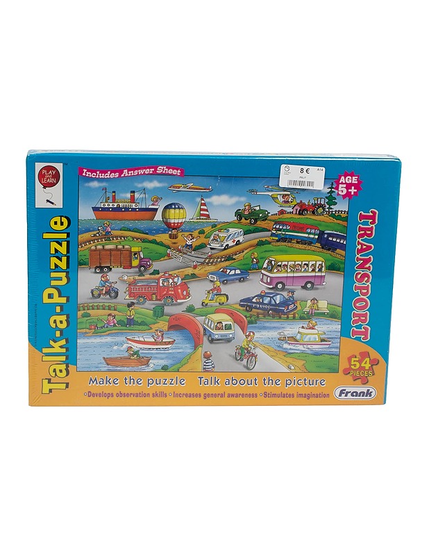 FRANK Transport palapeli, 54 palaa - Lasten palapelit - 10105509025 - 0