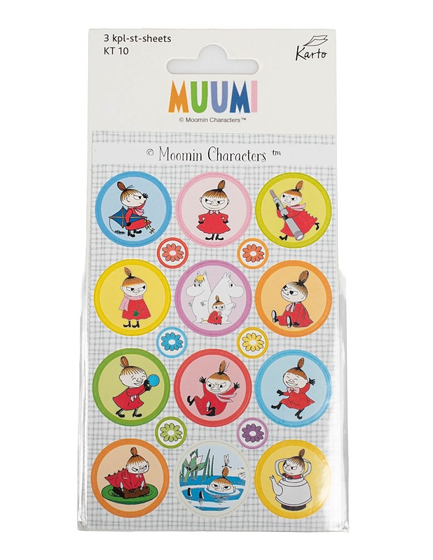 KARTO Muumi tarra-arkki, 3 kpl - Askartelu - 10105509027 - 0