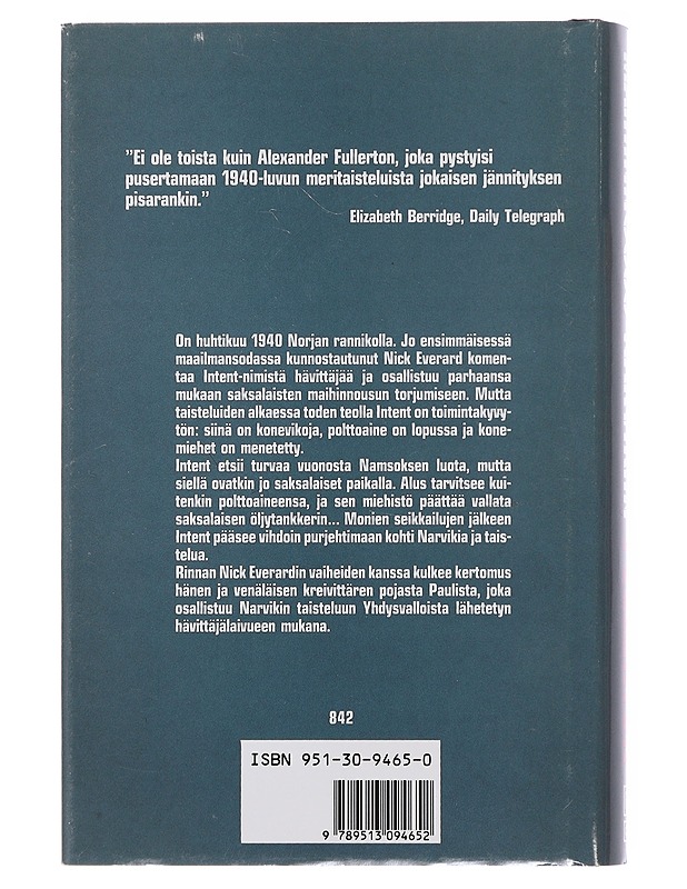 Maihinnousu Narvikiin - Fullerton, Alexander - Romaanit ja novellit - 10105509035 - 1