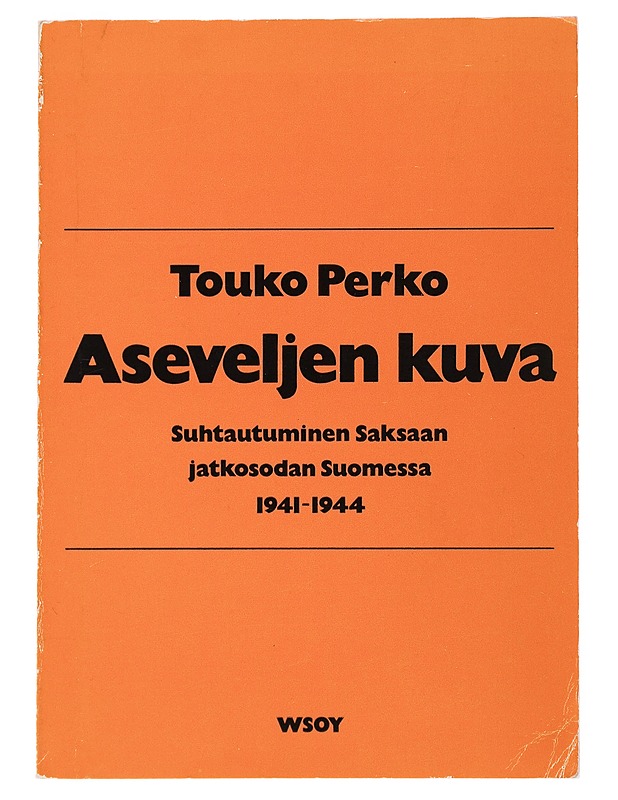 Aseveljen kuva - Touko Perko - Historiakirjat - 10105509062 - 0