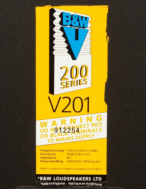 B&W V201 -kaiutinpari  - Audio - 10105509076 - 3