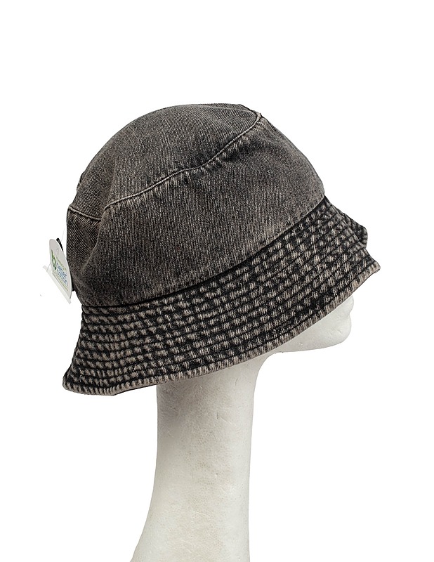 Tummanharmaa denimhattu - Päähineet - 10105509081 - 0