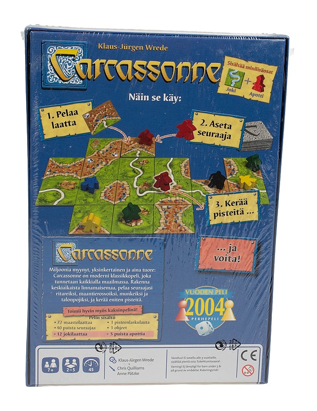 LAUTAPELIT Klaus-Jurgen Wrede, Carcassonne lautapeli - Lasten pelit - 10105509101 - 1