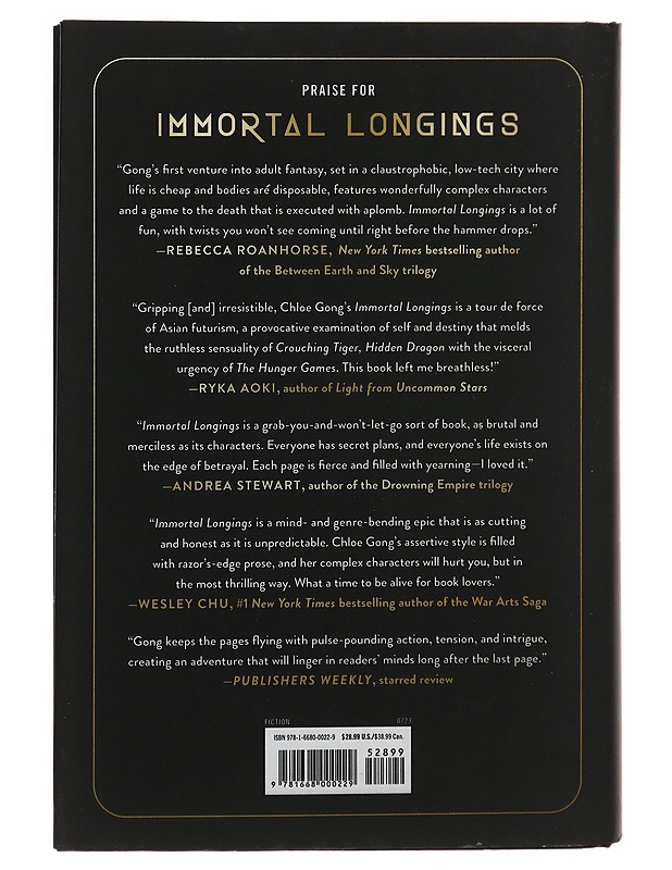 Immortal Longings - Chloe Gong - Romaanit ja novellit - 10105509116 - 1