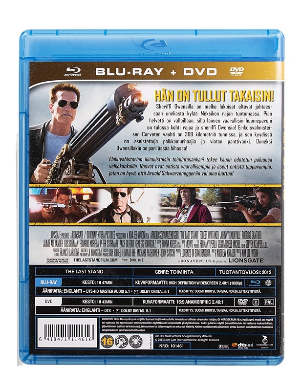 The Last Stand - Blu-ray - Blu-ray-levyt - 10105509114 - 1