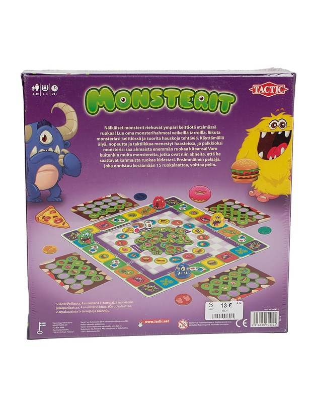 TACTIC Monsterit lautapeli - Lasten pelit - 10105509121 - 1