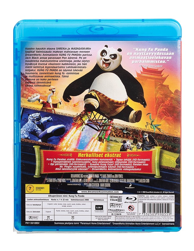 Kung Fu Panda - Blu-ray - Blu-ray-levyt - 10105509123 - 1