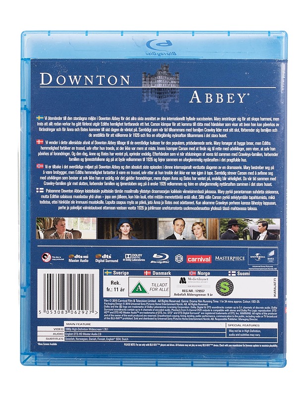 Downtown Abbey: The Finale - Blu-ray - Blu-ray-levyt - 10105509128 - 1