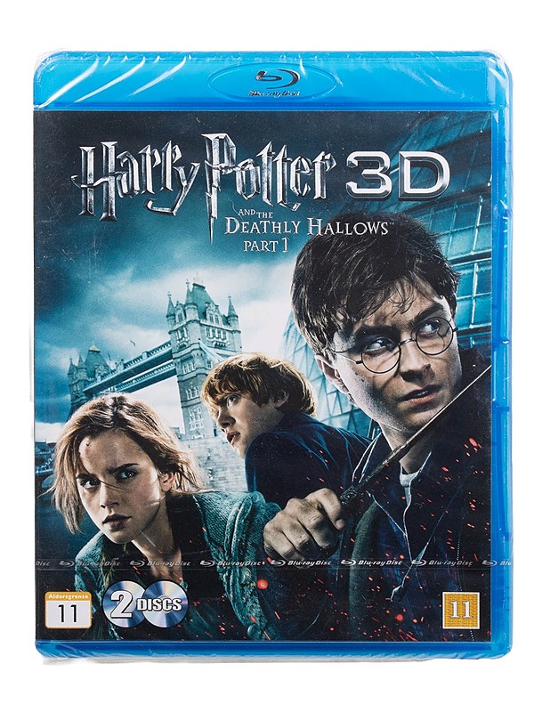 Harry Potter and the Deathly Hallows: Part 1 3D - Blu-ray - Blu-ray-levyt - 10105509133 - 0