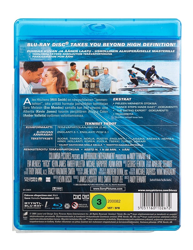 Hitch - Blu-ray - Blu-ray-levyt - 10105509167 - 1