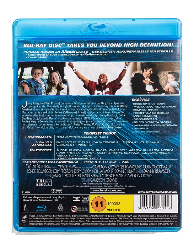 Jerry Maguire - Blu-ray - Blu-ray-levyt - 10105509170 - 1