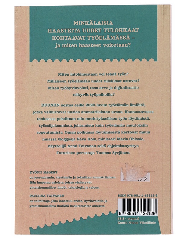 Duuniin - Hagert, Kyösti - Tietokirjat ja oppaat - 10105509190 - 1