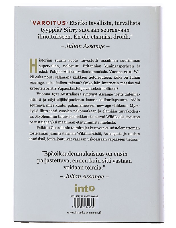 Assange - David Leigh, Luke Harding - Elämäkerrat ja muistelmat - 10105509196 - 1