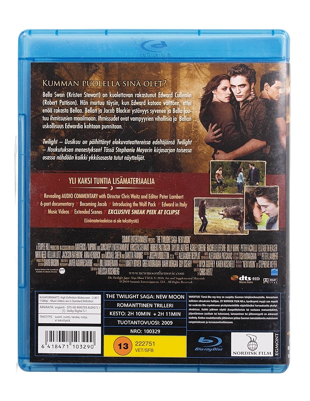 The Twilight Saga: New Moon - Blu-ray - Blu-ray-levyt - 10105509214 - 1