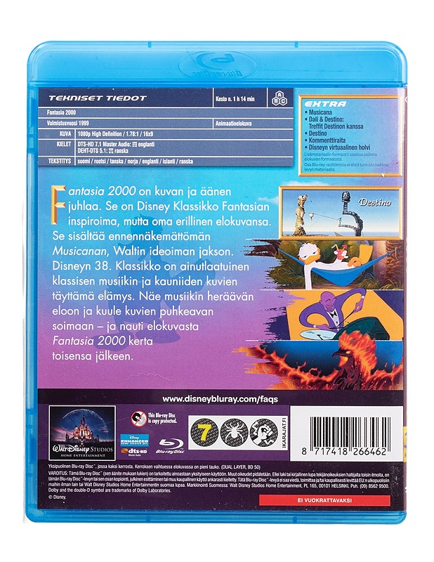 Fantasia 2000 - Blu-ray - Blu-ray-levyt - 10105509220 - 1