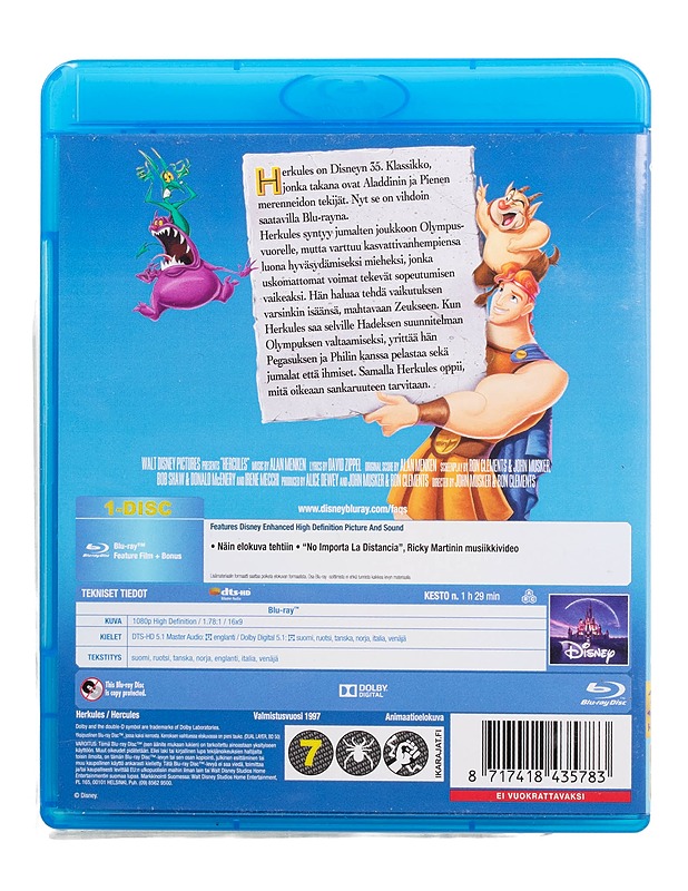 Herkules - Blu-ray - Blu-ray-levyt - 10105509224 - 1