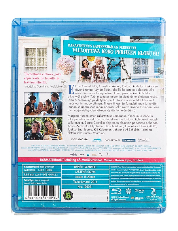 Onneli ja Anneli - Blu-ray - Blu-ray-levyt - 10105509245 - 1