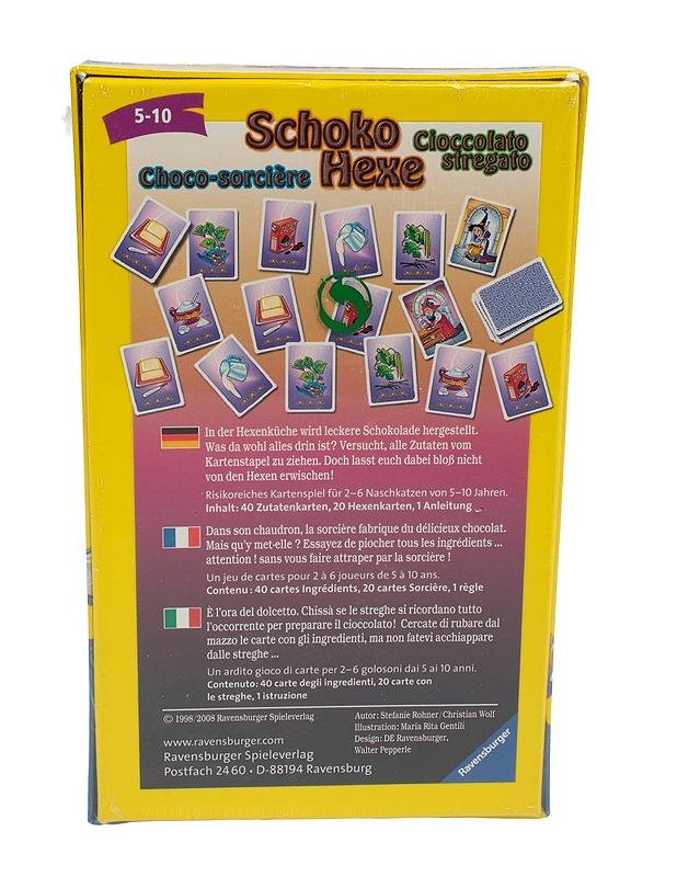 RAVENSBURGER  Schoko Hexe pelikortit - Lasten pelit - 10105509259 - 1